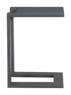Tudi Black Outdoor Side Table - Ornate Home