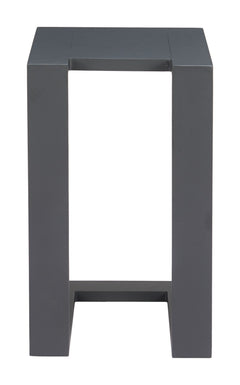 Tudi Black Outdoor Side Table - Ornate Home