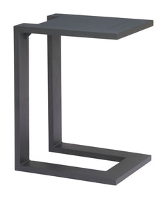 Tudi Black Outdoor Side Table - Ornate Home