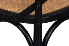 Tuileries Gardens Black Side Chair (Set of 2) - Ornate Home