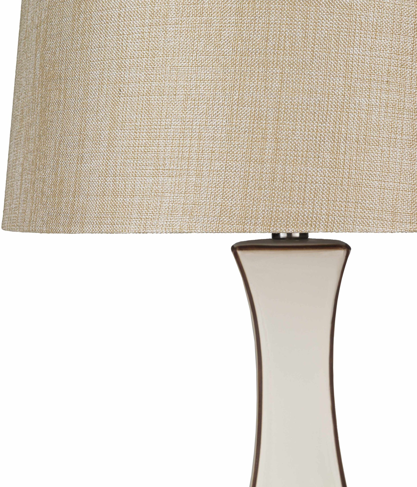 Tuka Tan Ceramic Table Lamp - Clearance - Ornate Home