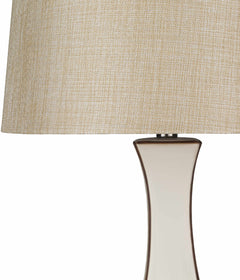 Tuka Tan Ceramic Table Lamp - Clearance - Ornate Home