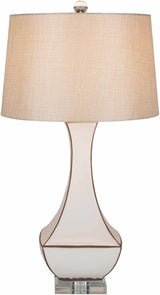 Tuka Tan Ceramic Table Lamp - Clearance - Ornate Home