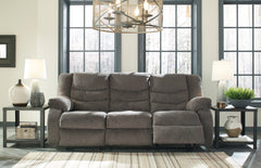 Tulen Gray Manual Reclining Sofa - Ornate Home