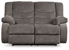 Tulen Gray Reclining Loveseat and Recliner - Ornate Home