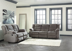 Tulen Gray Reclining Sofa and Loveseat - Ornate Home