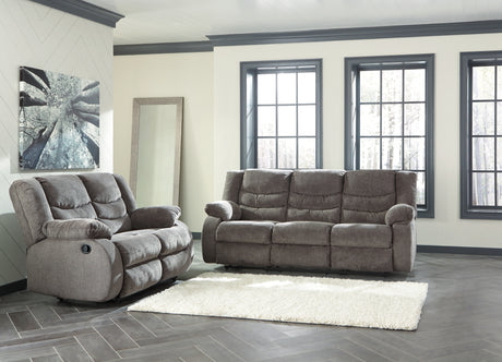 Tulen Gray Reclining Sofa and Loveseat - Ornate Home