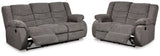 Tulen Gray Reclining Sofa and Loveseat - Ornate Home