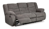 Tulen Gray Reclining Sofa and Loveseat - Ornate Home
