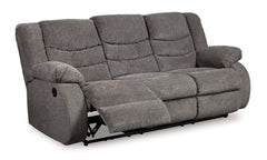 Tulen Gray Reclining Sofa and Loveseat - Ornate Home