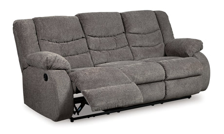 Tulen Gray Reclining Sofa and Loveseat - Ornate Home