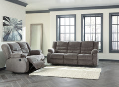 Tulen Gray Reclining Sofa and Loveseat - Ornate Home