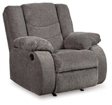 Tulen Gray Reclining Sofa and Recliner - Ornate Home