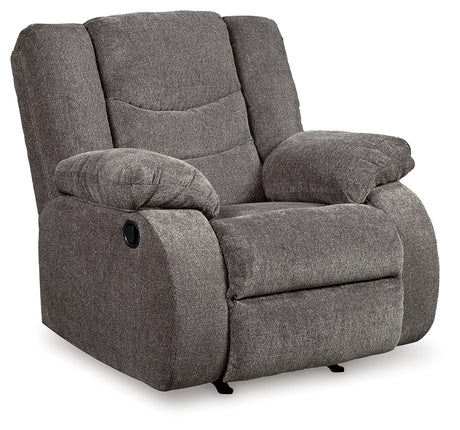 Tulen Gray Reclining Sofa and Recliner - Ornate Home