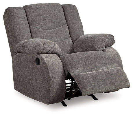 Tulen Gray Reclining Sofa and Recliner - Ornate Home