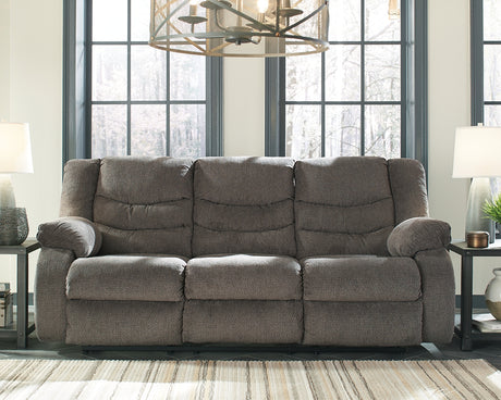 Tulen Gray Reclining Sofa and Recliner - Ornate Home