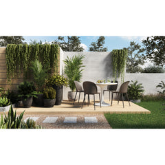 Tuli Light Grey Café Table - Ornate Home