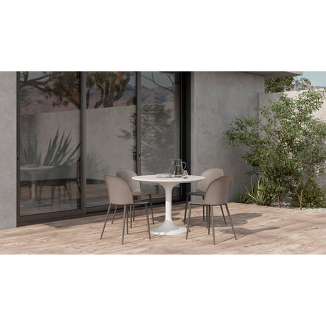 Tuli Light Grey Café Table - Ornate Home