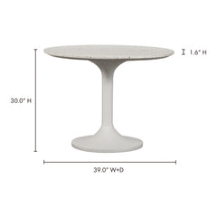 Tuli Light Grey Café Table - Ornate Home