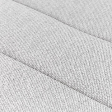 Tulip Chrome/Gray Accent Bench - Ornate Home