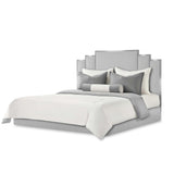 Tulip Chrome/Gray King Lift Up Storage Bed