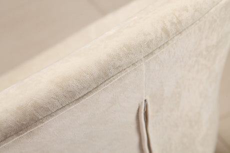 Tulip Swivel Accent Chair in White and Polished Chrome - Ornate Home