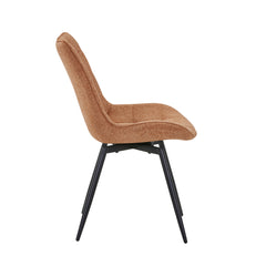 Tulipana Brown Side Chair (Set of 2) - Ornate Home