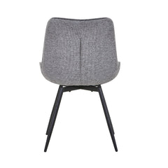 Tulipana Gray Side Chair (Set of 2) - Ornate Home