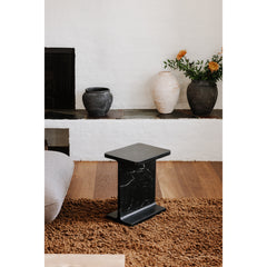 Tullia Black Accent Table - Ornate Home