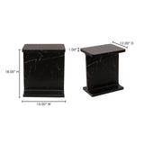 Tullia Black Accent Table - Ornate Home