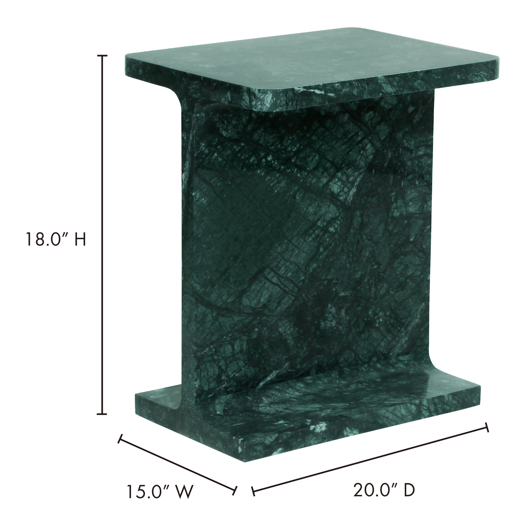 Tullia Green Accent Table - Ornate Home