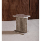 Tullia Taupe Accent Table - Ornate Home