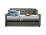 Tulney Dark Gray Daybed with Trundle - Ornate Home