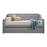 Tulney Gray Daybed with Trundle - Ornate Home
