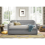 Tulney Gray Daybed with Trundle - Ornate Home