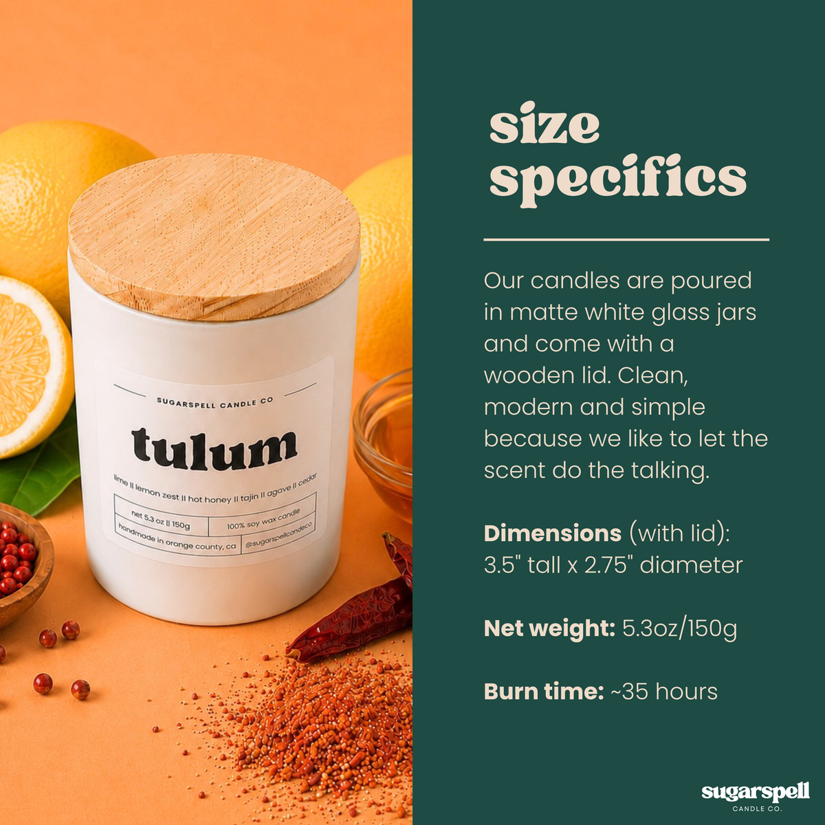 Tulum 5.3oz Soy Candle - Ornate Home