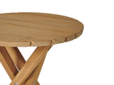 Tulum Round Teak Outdoor Side Table - Ornate Home