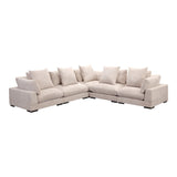 Tumble Cappuccino Classic L Shaped Modular Sectional - Ornate Home
