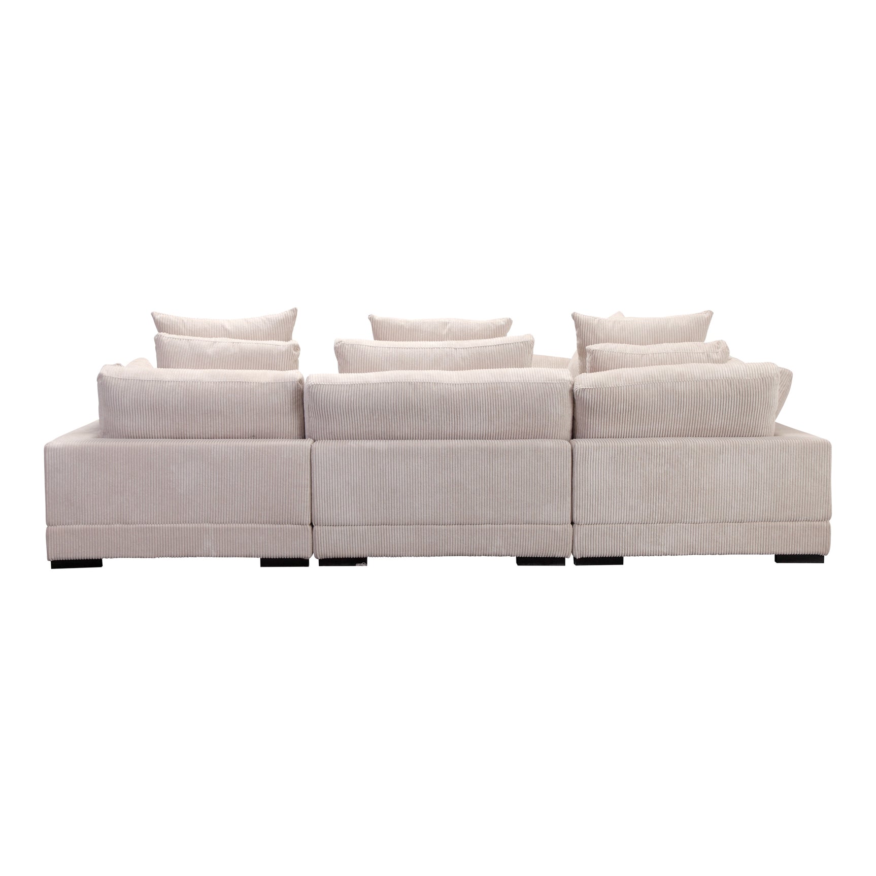 Tumble Cappuccino Classic L Shaped Modular Sectional - Ornate Home