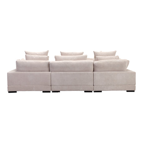 Tumble Cappuccino Classic L Shaped Modular Sectional - Ornate Home