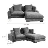 Tumble Grey Nook Modular Sectional - Ornate Home