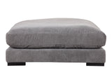 Tumble Grey Ottoman - Ornate Home