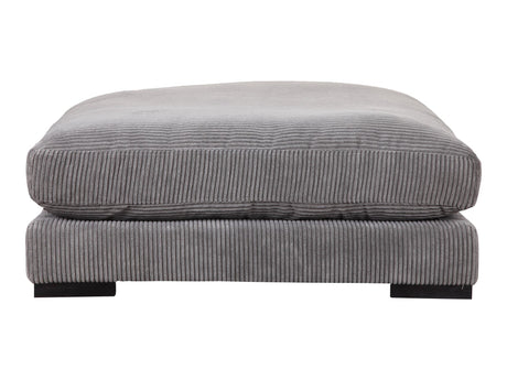 Tumble Grey Ottoman - Ornate Home
