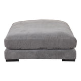 Tumble Grey Ottoman - Ornate Home