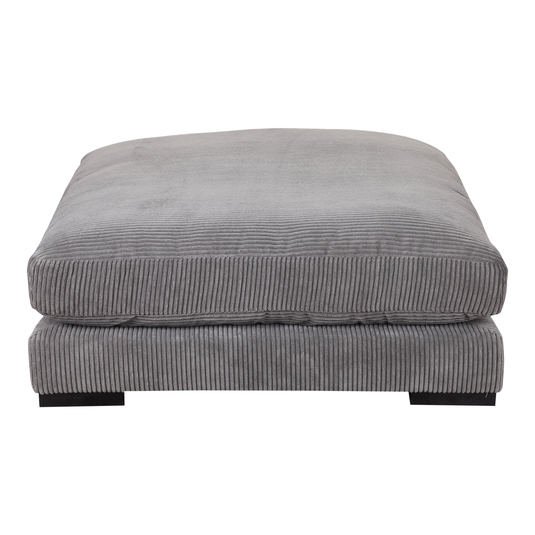 Tumble Grey Ottoman - Ornate Home