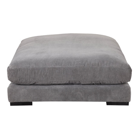 Tumble Grey Ottoman - Ornate Home