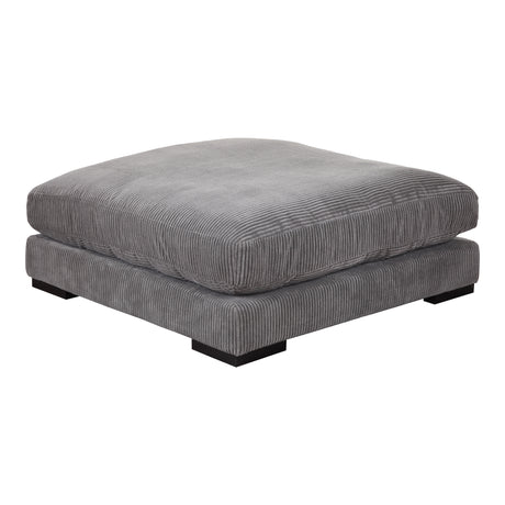 Tumble Grey Ottoman - Ornate Home