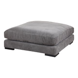 Tumble Grey Ottoman - Ornate Home