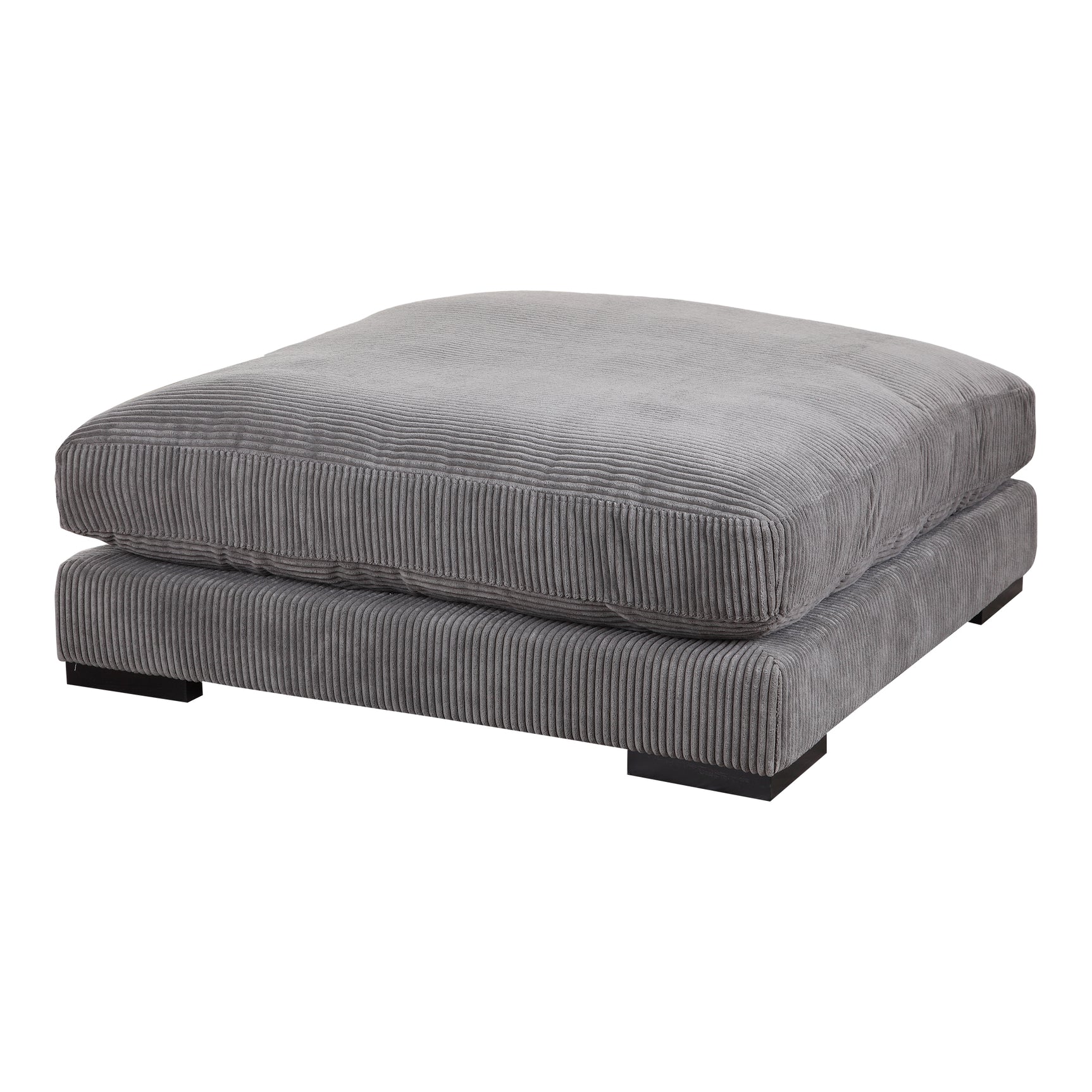 Tumble Grey Ottoman - Ornate Home