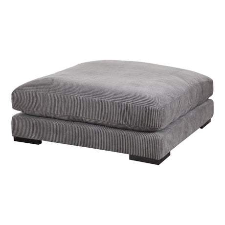 Tumble Grey Ottoman - Ornate Home